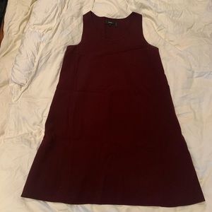 Theory burgundy wool dress - Size M